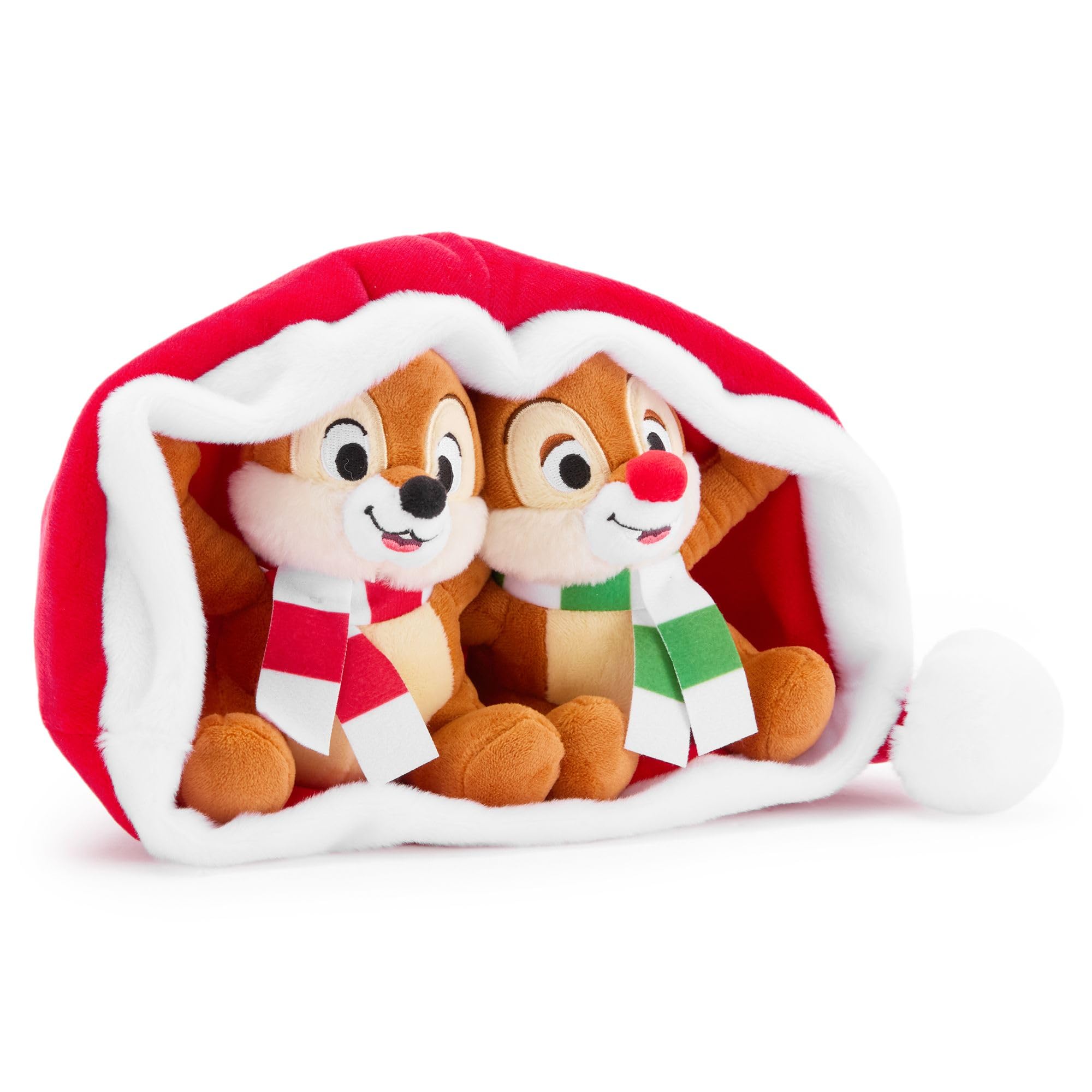 Amazon.com: Disney Store Official Chip 'n Dale Holiday Plush Set