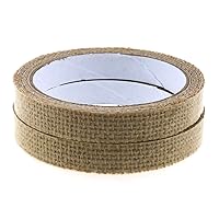Vista 4 de Cinta adhesiva de yute autoadhesiva de 0.6 in, 6,56 pies, cinta adhesiva de cáñamo natural, 2 uds