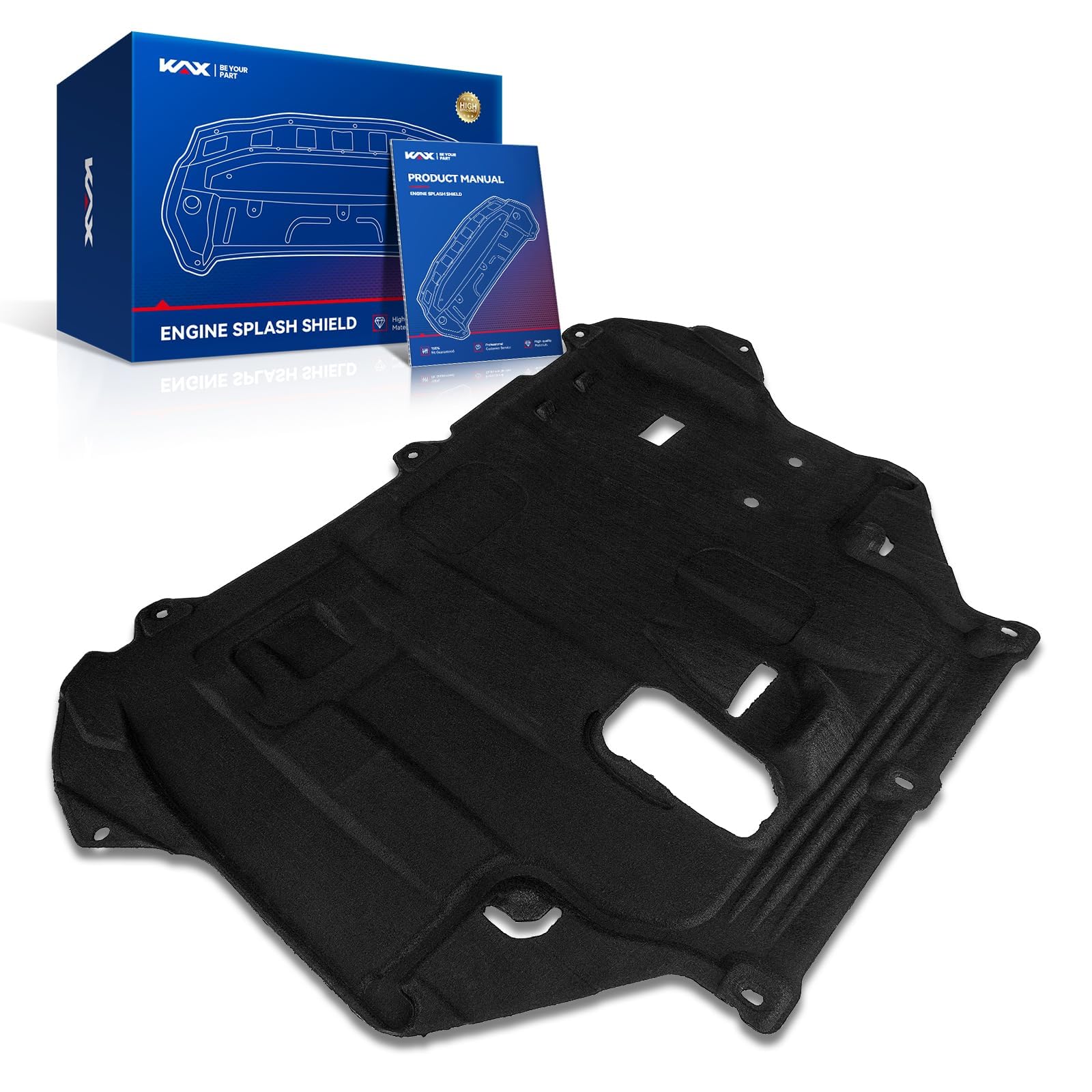 KAX Engine Splash Shield fit for 2012-2018 Ford Focus 2.0L, 1Pc