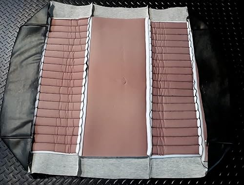 Miniatura 8 de Huskey - 4 fundas de asiento de carrito de golf delanteras y traseras para Club Car Precedent 2004+, Tempo 2017+ modelos de gas y eléctricos, negro