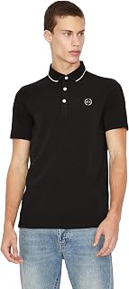Armani Exchange Men's Short Sleeve Jersey Knit Polo Polo Shirt