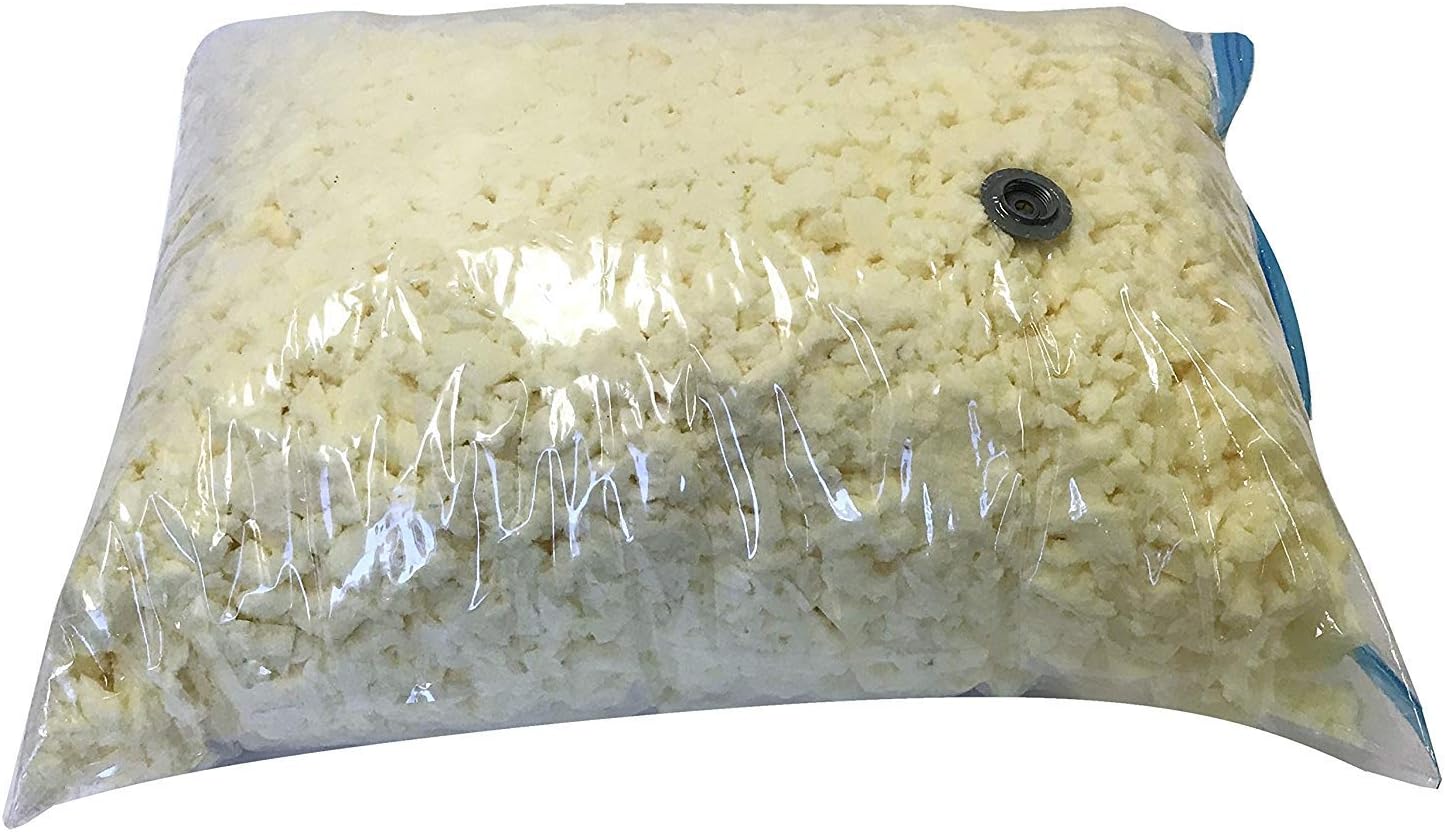 New Shredded Mix High Density Memory Foam Fill Replacement for DIY, Pillow, Bean Chair, Dog Beds and Arts & Crafts (40 POUNDS)