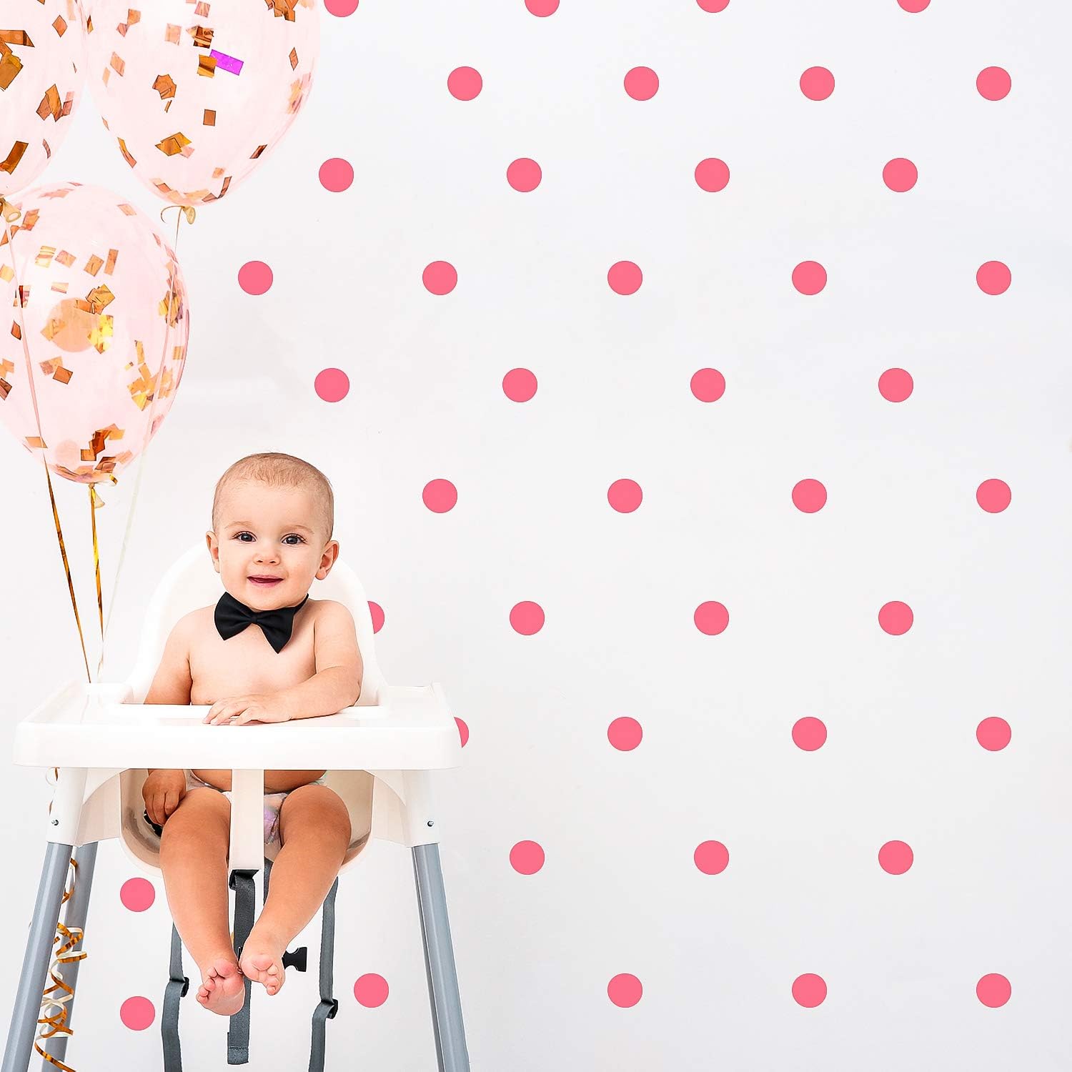 Outus 200 Pieces Wall Decal Dots Posh Dots Easy to Peel and