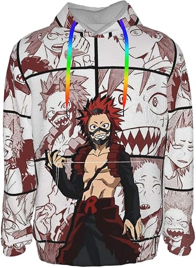 Amazon.com: Padida My Hero Academia Eijiro Kirishima Jigsaw 3D Impreso  Sudaderas Algodón Jersey Sudadera Chaqueta Abrigo Traje, XXL, My Hero  Academia Eijiro Kirishima Jigsaw3 : Ropa, Zapatos y Joyería