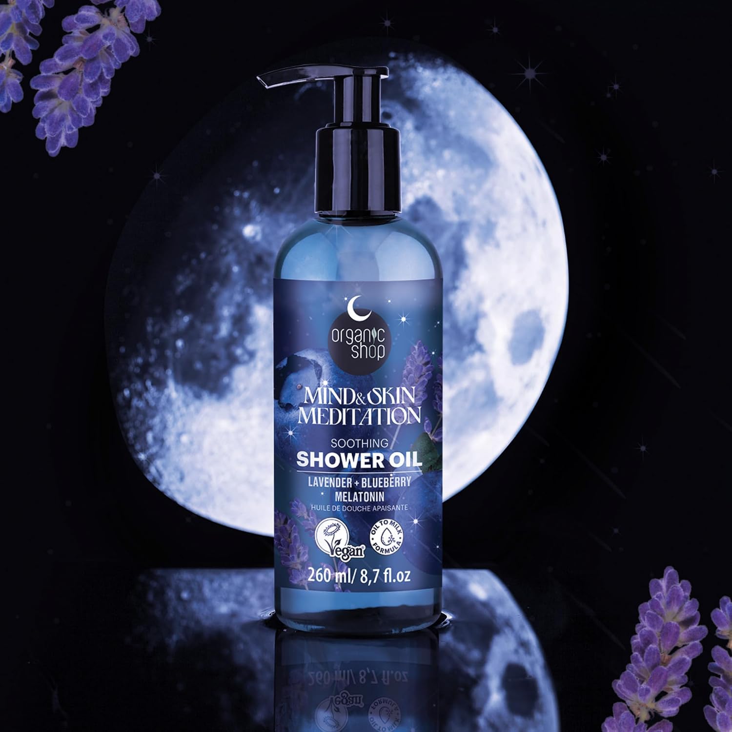 Organic Shop Sleep Collection Soothing Shower Oil 8.79 fl oz