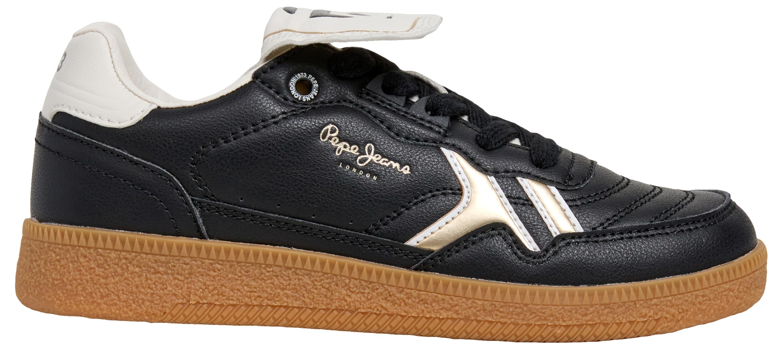 Pepe Jeans Ball Equip B Sneak, Black (Black), 1.5 UK