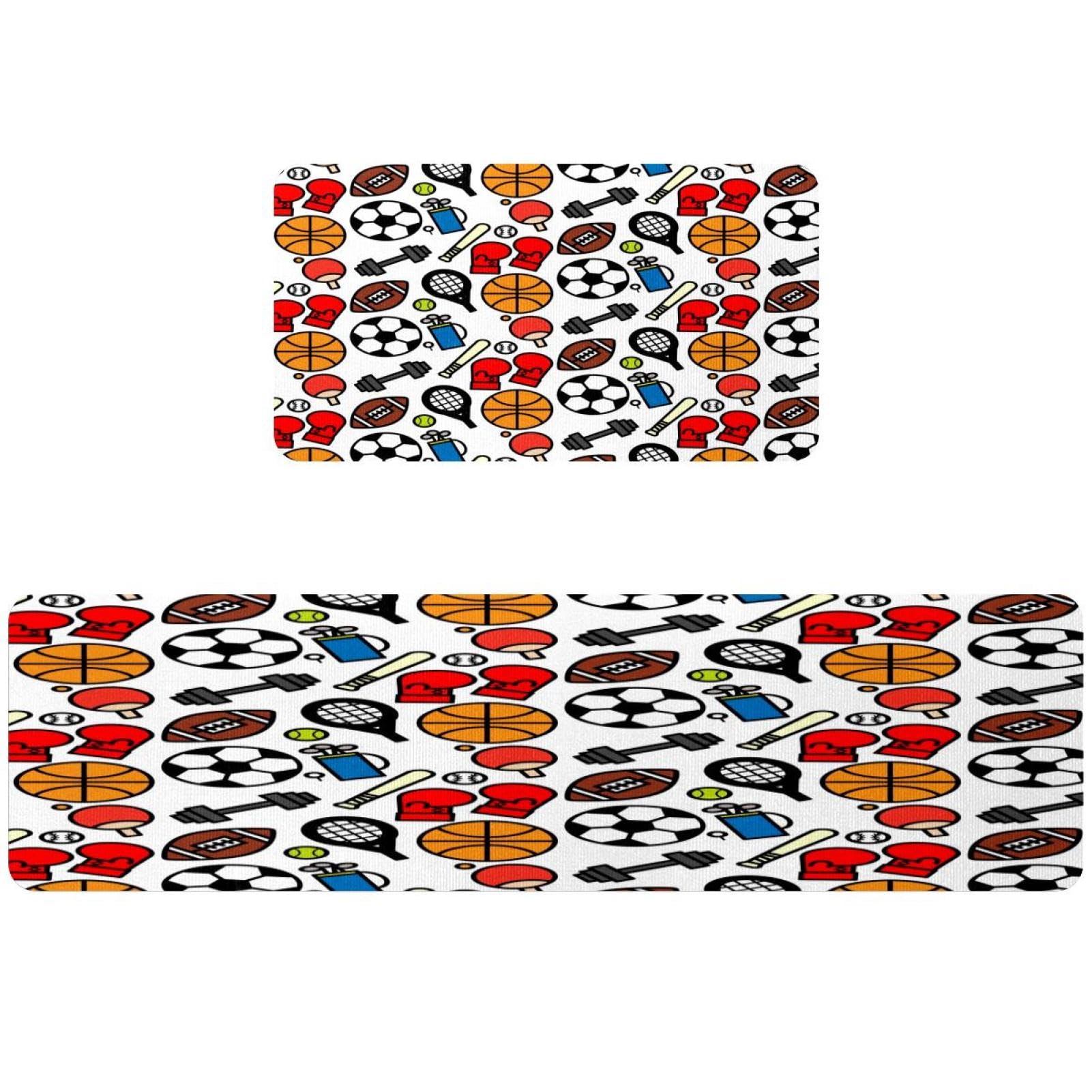 Tapetes de cocina coloridos para el cuarto de lavado y pasillos
