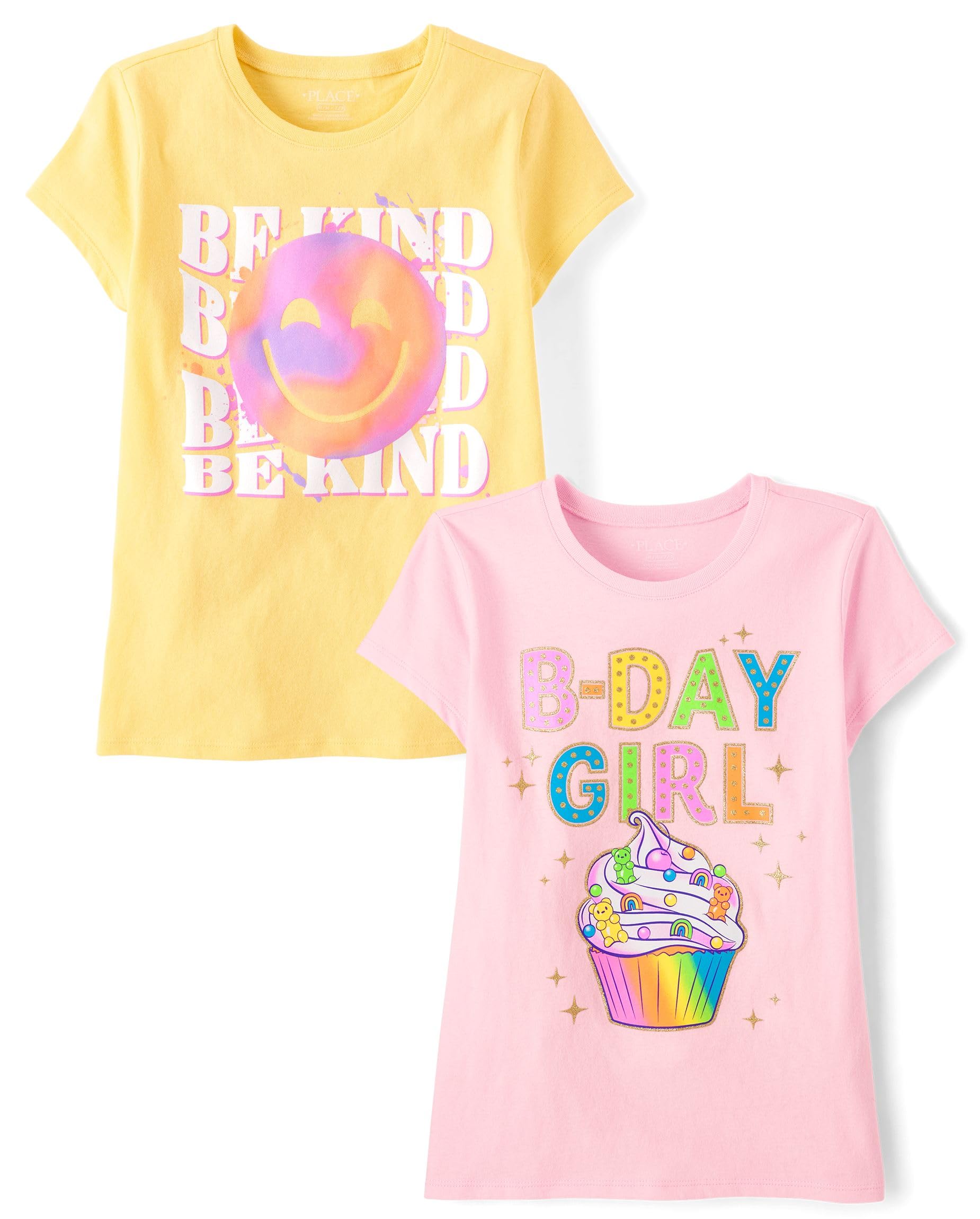The Children's Place Girls All Holidays Short Sleeve Graphic T-Shirts,multipacks