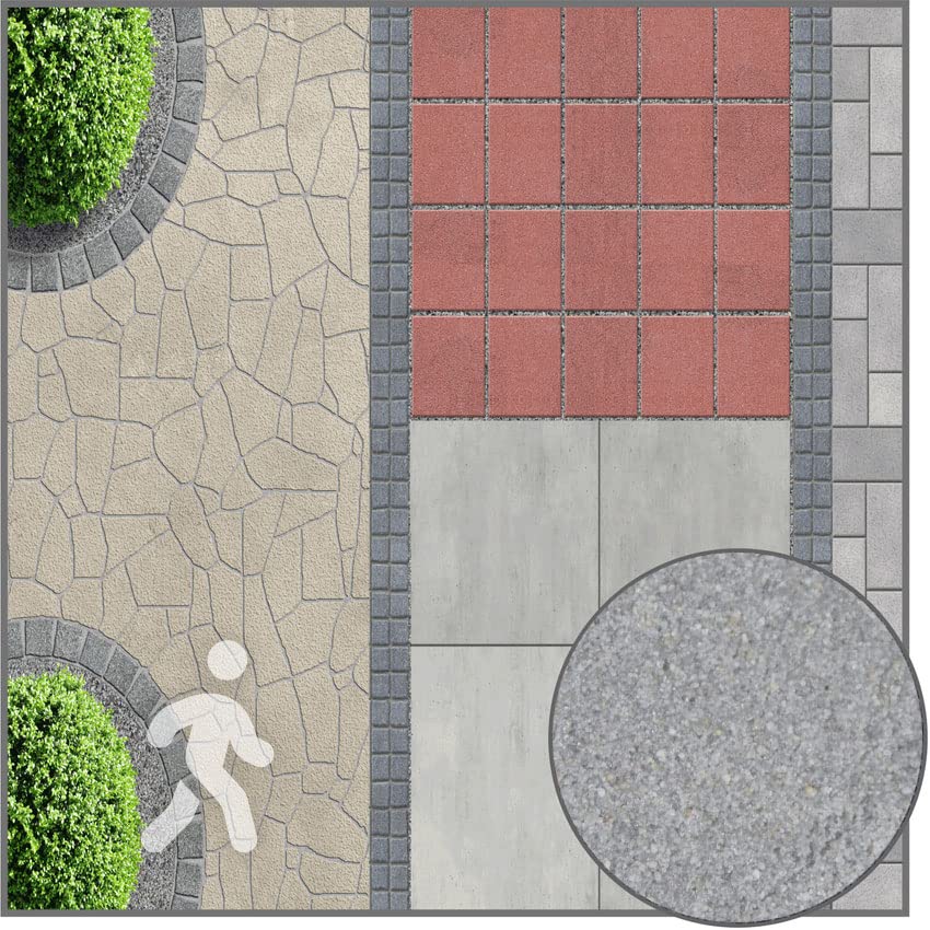 Terralith Drän - Mortero para juntas de pavimento (granito, 26 kg), color gris