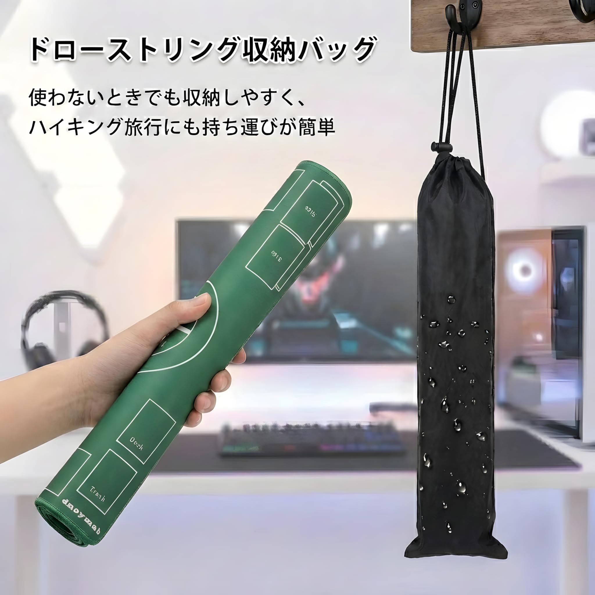 Amazon | Dnoymab フルサイズ プレイマット 60×60cm 折り目なし TCG