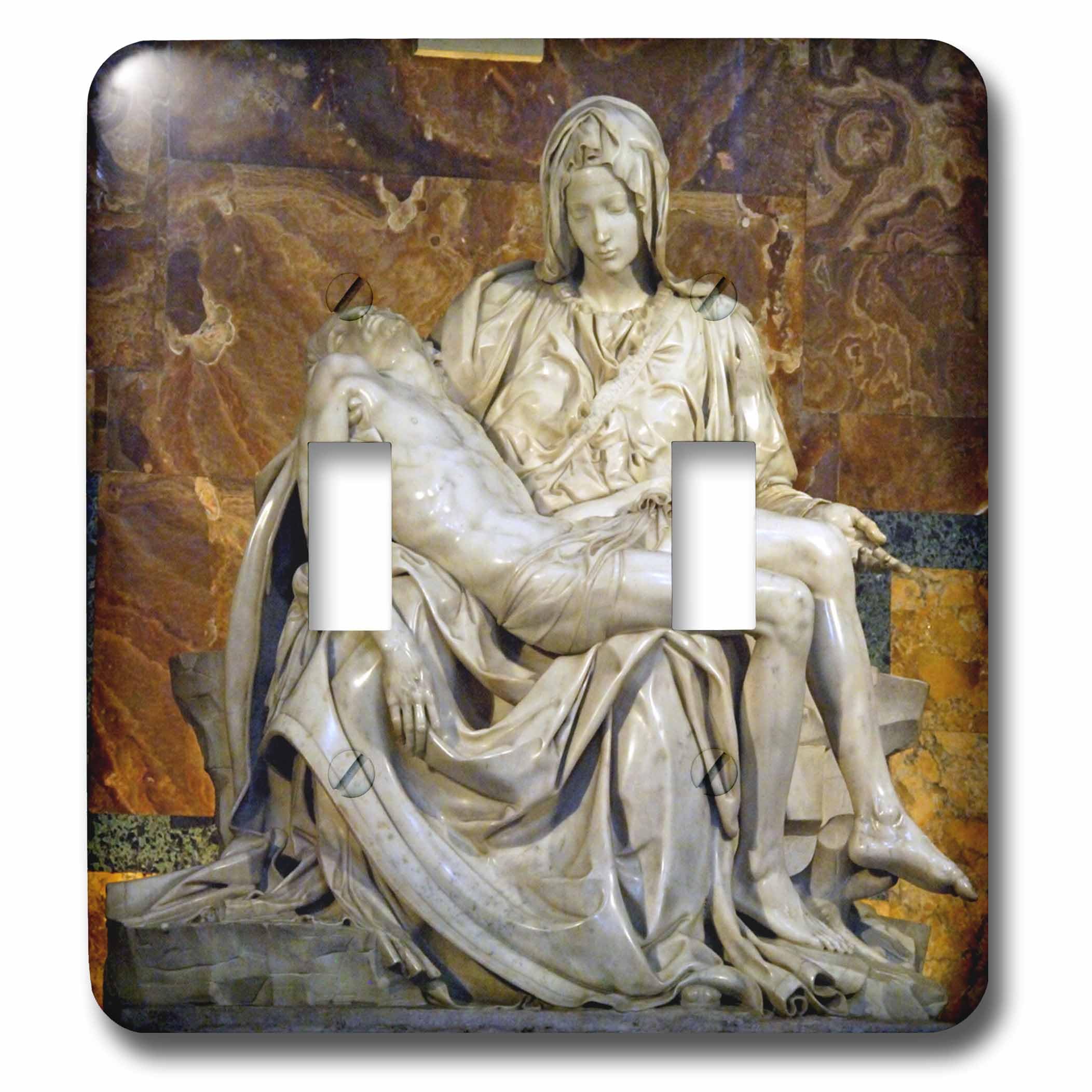 Pieta Rome interrupteur à bascule double pour un salon style italien