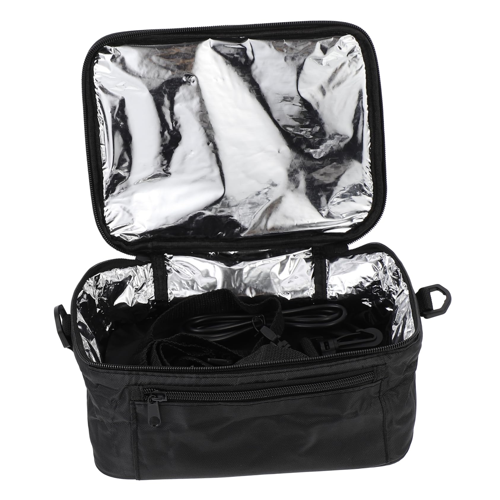 BESTYASH Bolsa Térmica Portátil para Almuerzo Material Oxford y Abs Calefacción 12v y Mantener Alimentos Calientes para Coche Adecuado para Oficina