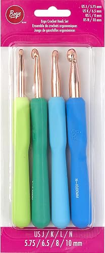 Boye Lot de 4 crochets