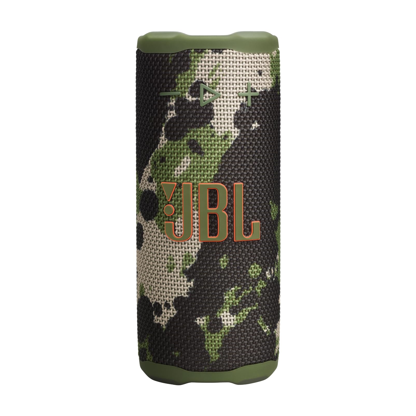 JBL Grip, Speaker Bluetooth Compatto, JBL Pro Sound con AI Sound Boost, IP68 Resistente ad Acqua e Polvere, Luce Ambientale, 14 Ore di Autonomia, Auracast Multi-Speaker, App JBL Portable, Camouflage