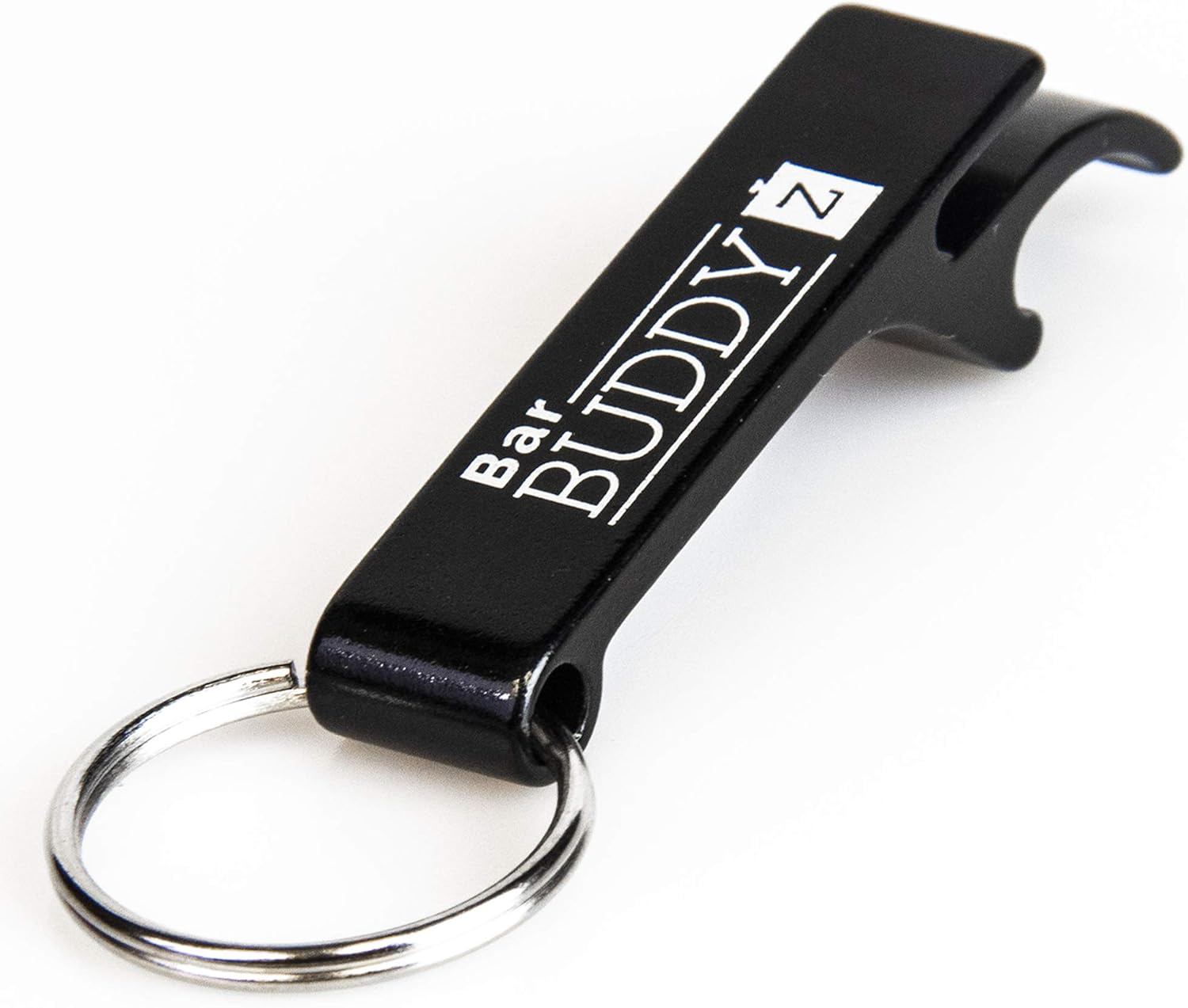 Keychain Bottle Opener - bartender bottle opener - Best Aluminum Bottle/Can Opener - Compact, Versatile & Durable - Vibrant Colors - Premium Keyring Bottle Opener - Ergonomic Design Black