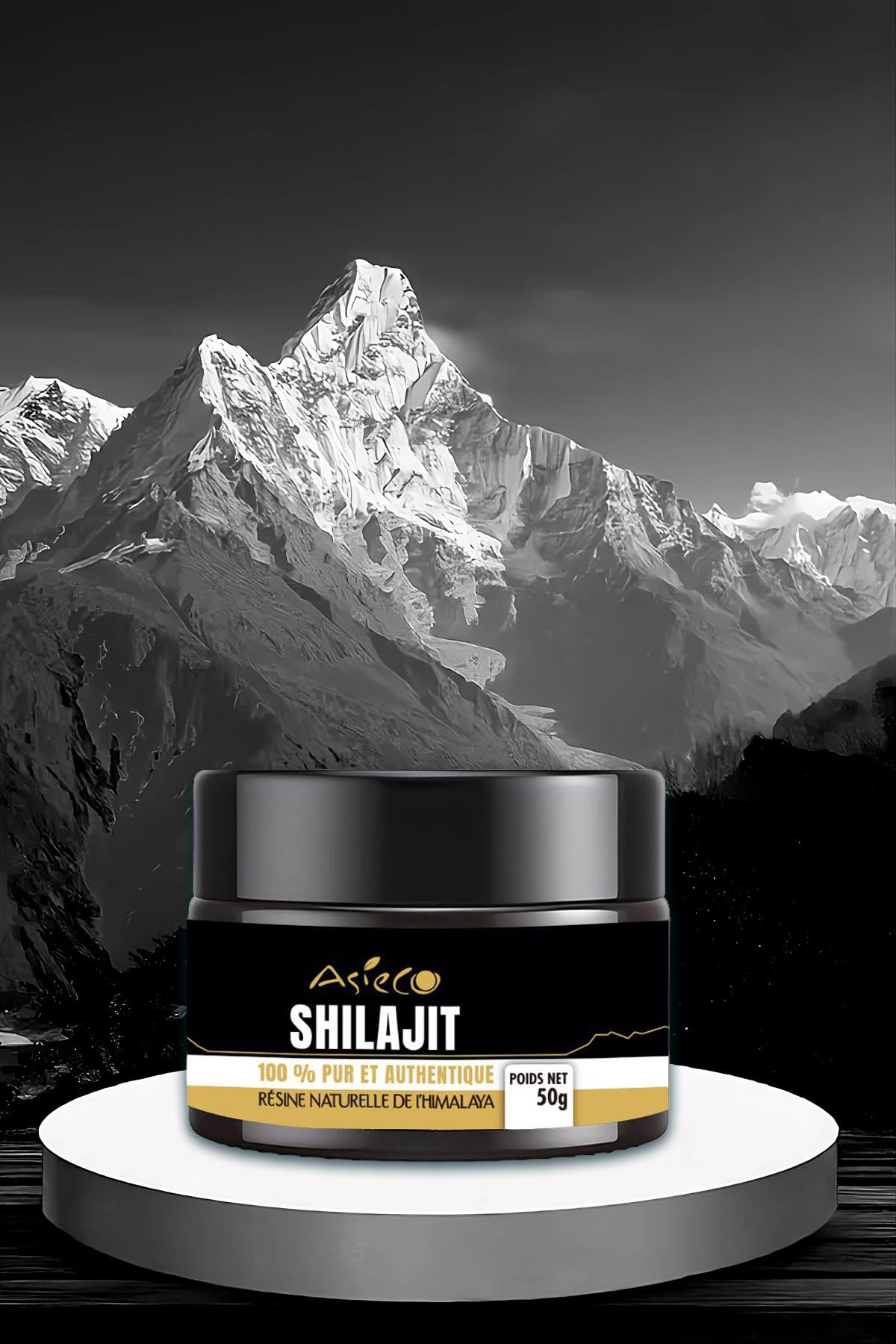Shilajit del Himalaya - Resina natural - 50 g - Maceta
