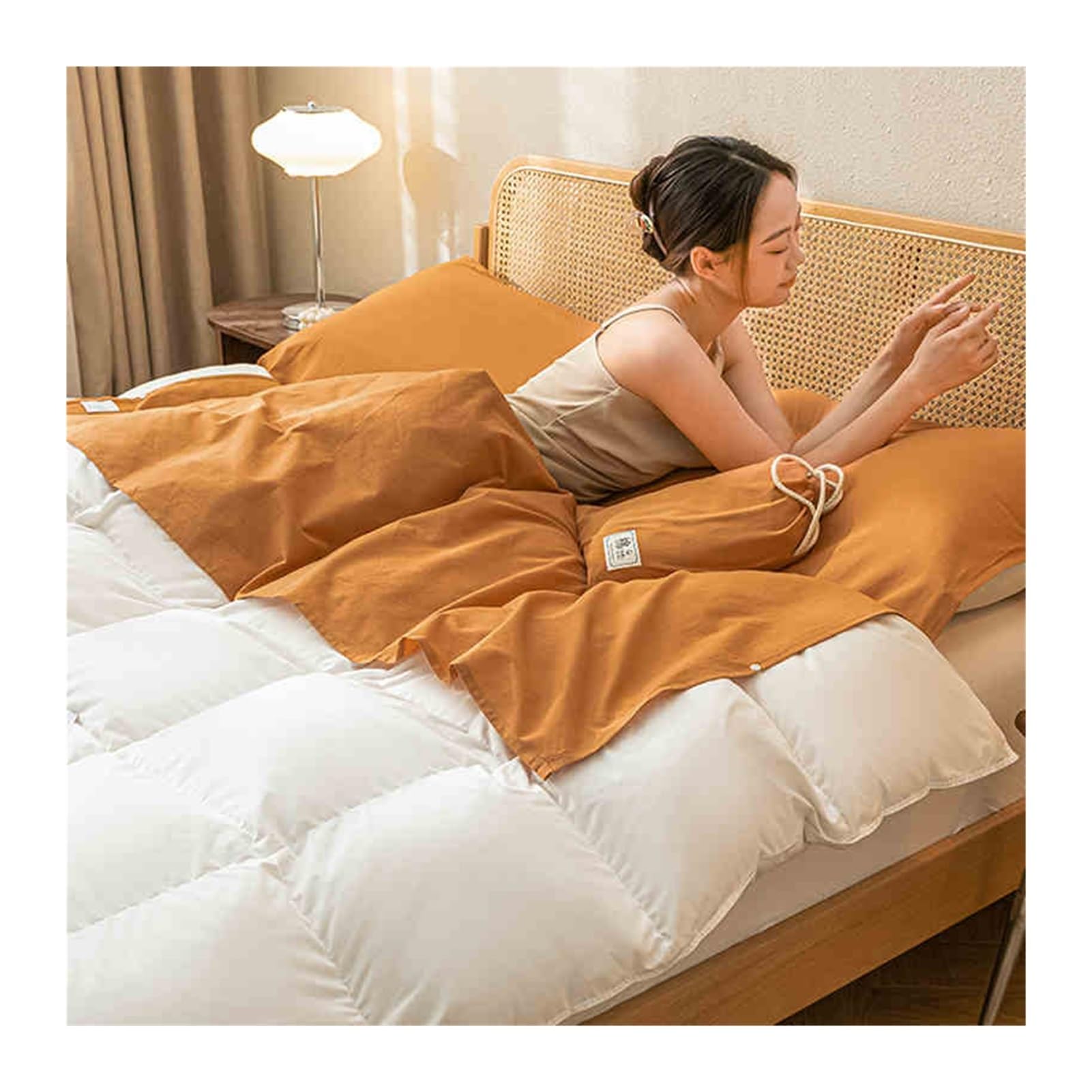 RUZGAR Doublure pour Sac de Couchage Draps de Voyage Simple Double Drap de Camping Portable pour Hôtel Auberges Voyages d'affaires