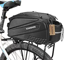 Alforje para bicicleta.KKcare 10L Multifuncional Bicicleta Assento Traseiro Bolsa Impermeável Ciclismo Bicicletário Mala Bagageira Bolsa Alforje Bolsa de Ombro