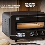 Princess Forno per Pizza Pro Max, 15L, 400°C, 2100W, Controllo Digitale, Pietra e Pala Incluse, Calore Superiore/Inferiore, Timer, Compatto e Portatile, Interno/Esterno, 112780 - 7