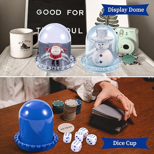 Miniatura 6 de Cloche Bell - Moldes de resina con base para dados y taza, juego de moldes de silicona, joyería creativa, coleccionable, soporte para exhibición,