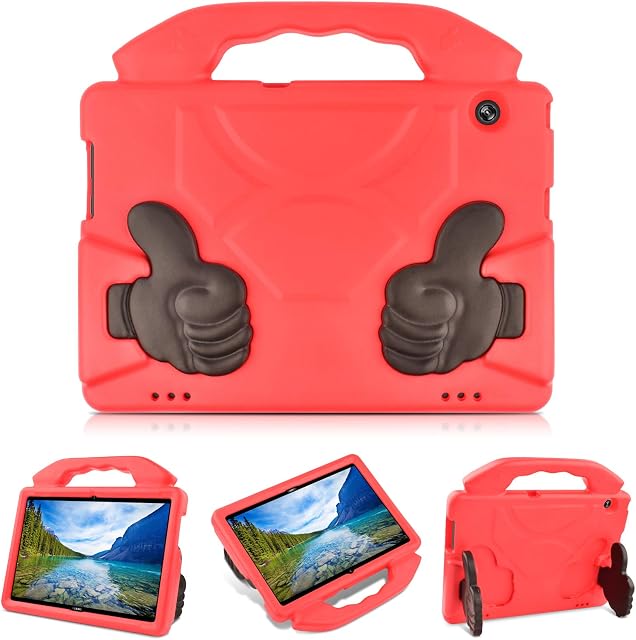 KATUMO Kids-Proof Case for Huawei Mediapad T5 10.1 inch Kid-Friendly Case Tablet T5 10 Shock Proof Case for Mediapad T5 EVA Case with Handle Lightweight Case for T5 10.1