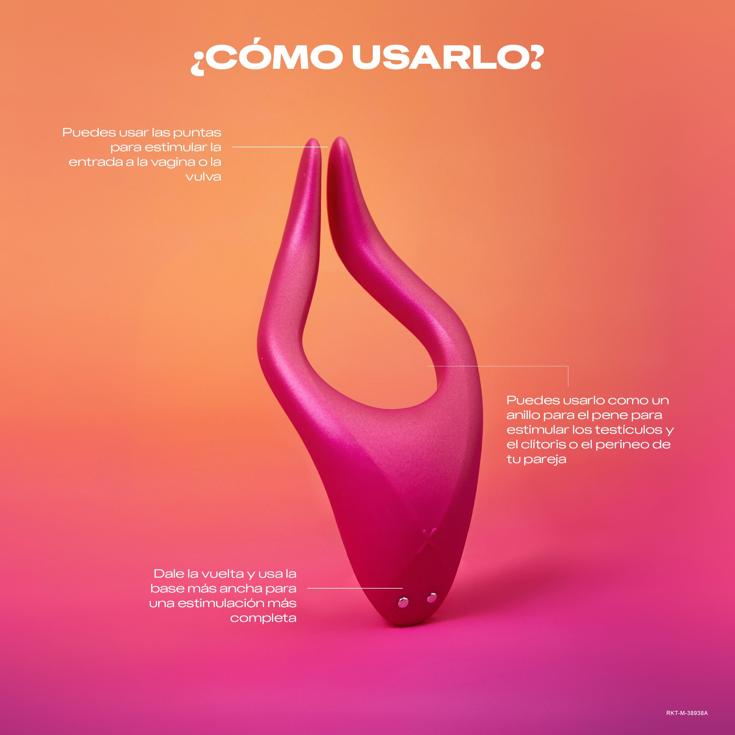 Durex Vibrador Estimulador Multi Uso RIDE & TEASE, juguete sexual para mujer, hombre y pareja, 7 modos de vibración y resistente al agua