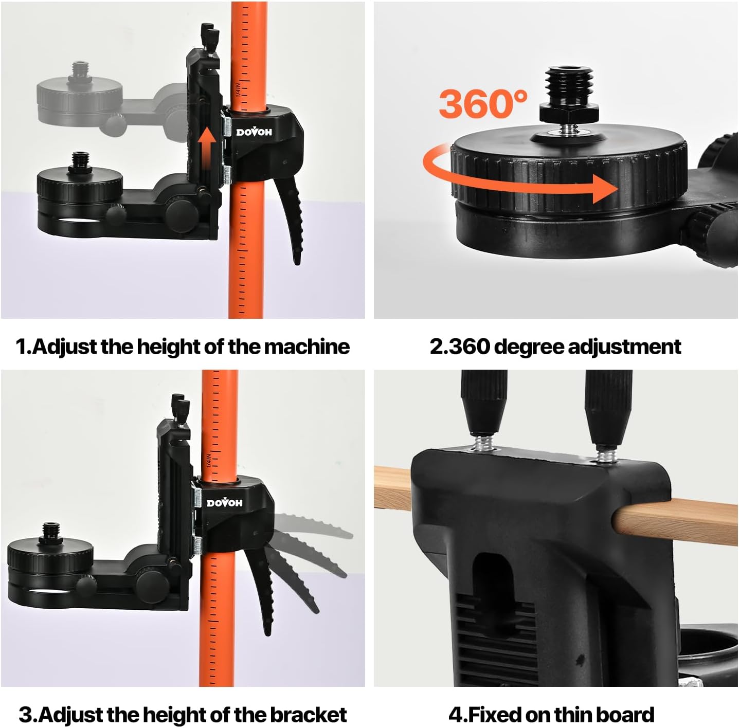 High Visibility Laser Level with Telescoping Pole, Class Ⅱ