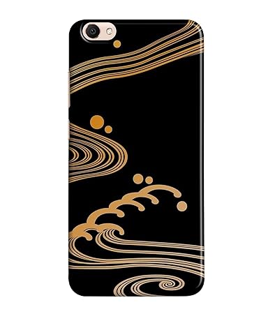 LETAPS Designer Printed Hard Plastic Matt Finish Mobile Case Back Cover for Vivo Y55 / Y55s / Y55L / 1603 (Traditional, Wallpaper)