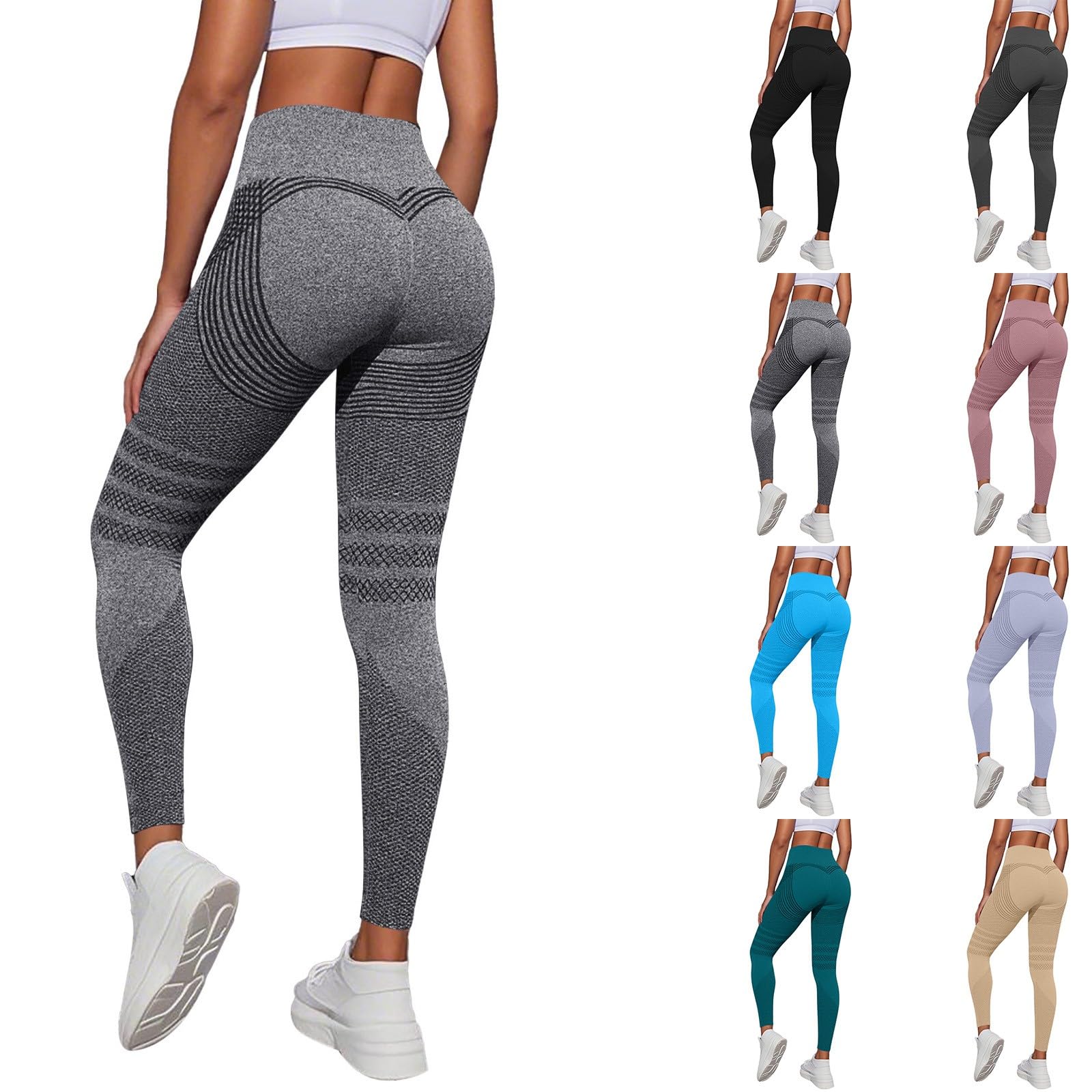 Legging Luveon 3D Anti-Cellulite Femme Luveon Legging Anti Cellulite Femme 3D Leggings À Compression Lipoedeme Minceur Taille Haute pour Course À Pied De Sport sans Couture Pantalon