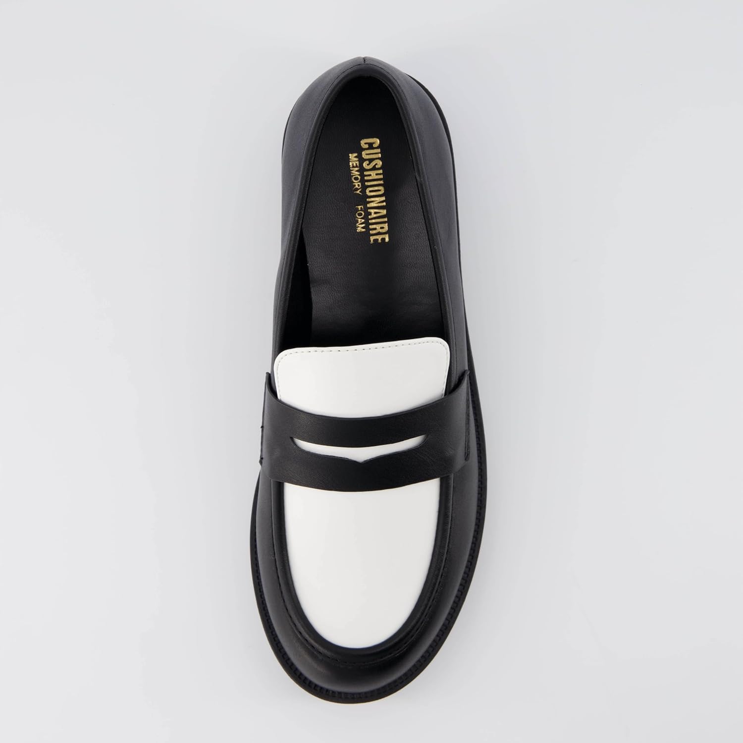 CUSHIONAIRE Women's Reggio Black/White Slip on Loafer +Memory Foam, Wide Widths Available - Image 6