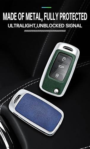 Miniatura 3 de ontto Funda para llavero de automóvil de protección completa, compatible con Volkswagen Jetta Tiguan Passat Polo Beetle Golf GTIRMK6 5 Santan Sharan