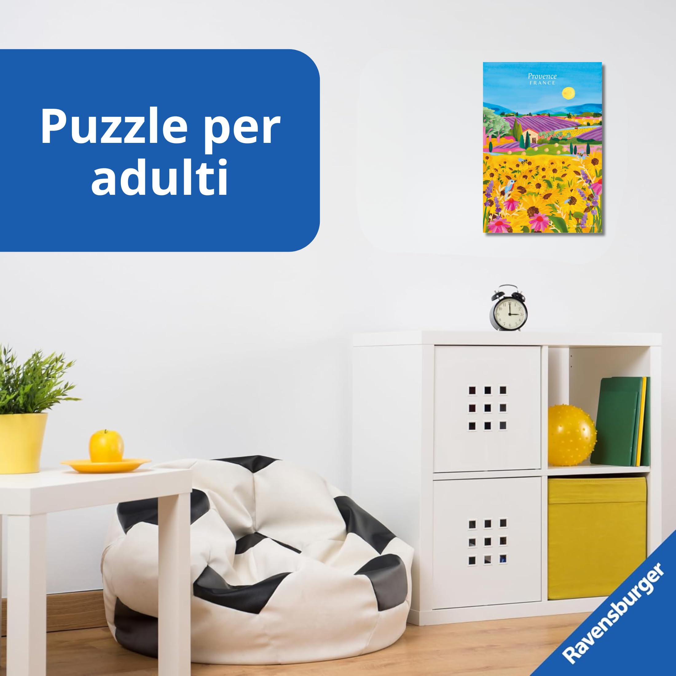 Ravensburger - Puzzle 500 Pezzi Pokéon Round | Puzzle Per Adulti 500