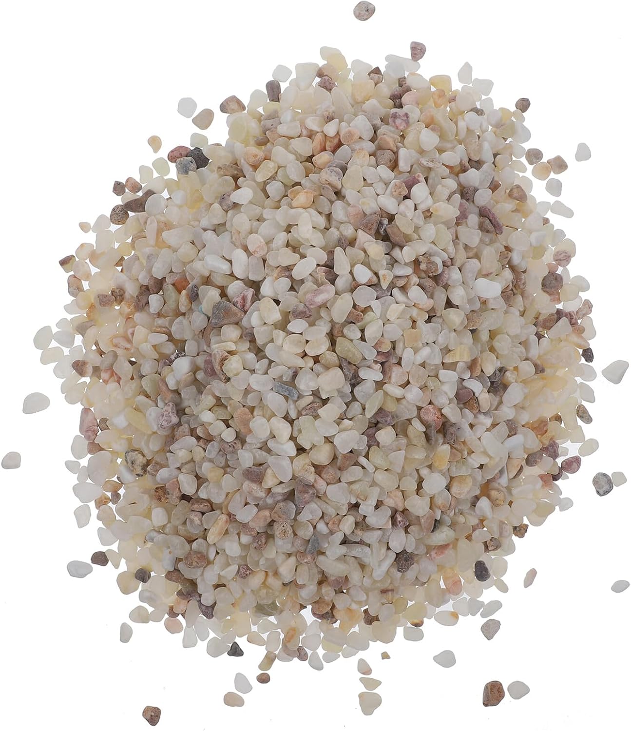 Toyvian Aquarium Gravel Fish Tank Gravel Natural Polished Stones Aquarium Substrate for Fish and Turtle Tank Decorations