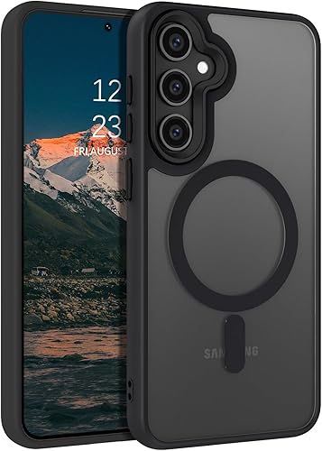 BENTOBEN Funda magnética para teléfono Samsung Galaxy S24 Plus compatible con Magsafe, diseño delgado mate, a prueba de golpes, protección contra