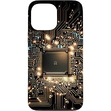 Motherboard Microchip Circuit IT Computer Background Case for iPhone 13 Pro Max