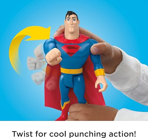 Miniatura 3 de Fisher-Price DC League of Super-Pets - Juego de juguetes preescolares de superhéroes y acción para mascotas, Batman Superman Krypto y Ace para niños