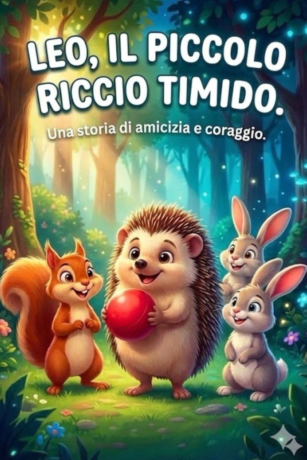 Leo, Il piccolo riccio timido: Una dolce storia illustrata per aiutare i bambini a superare la timidezza, trovare il coraggio e farsi nuovi amici – Favola della buonanotte (Età 3-7 anni)