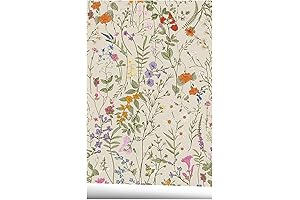 Floral Self-Adhesive Drawer Liner Paper