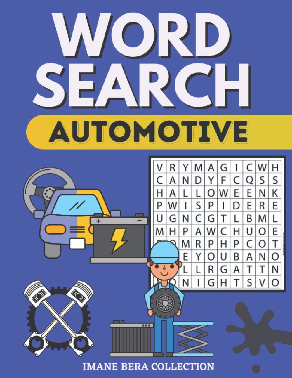 Word search Automotive: Large Print word search puzzle book - lots of Puzzles Hours of Fun