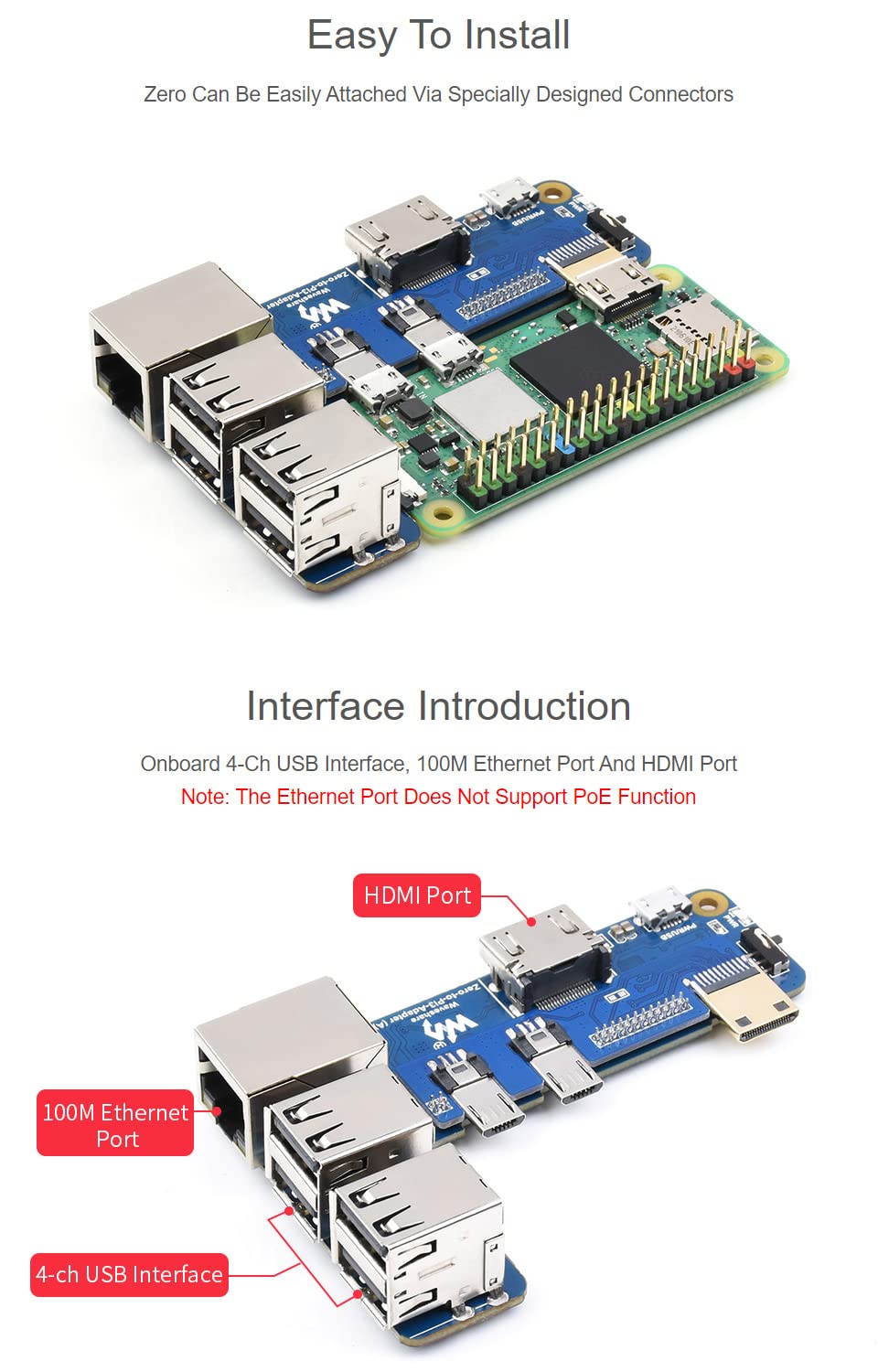 Amazon.com: Waveshare Zero to 3B Adapter Alternative
