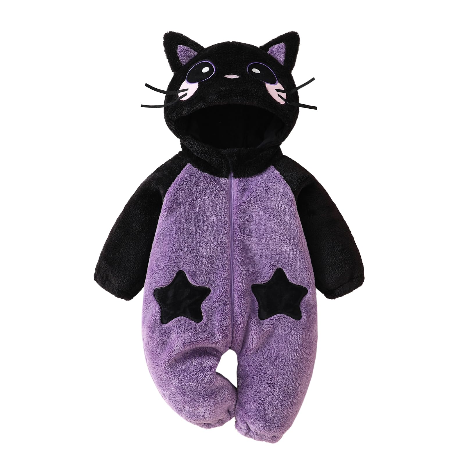 Combinaison polaire à capuchon pour bébé fille et garçon, costume d'Halloween, cosplay, chaude, pour l'automne et l'hiver