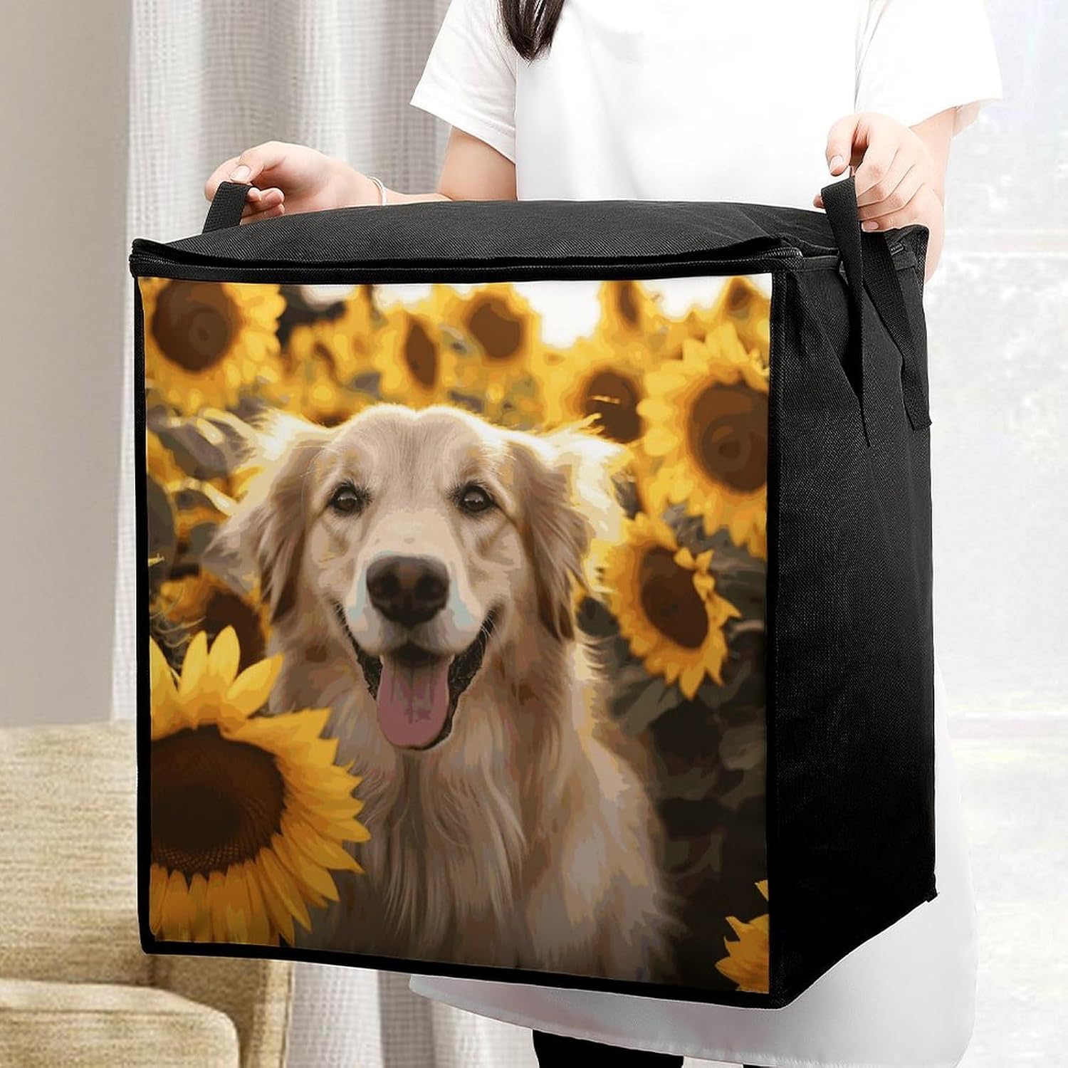 Comforter Storage Bag Large Capacity Zipper Clothes Storage Bag 70L image 5