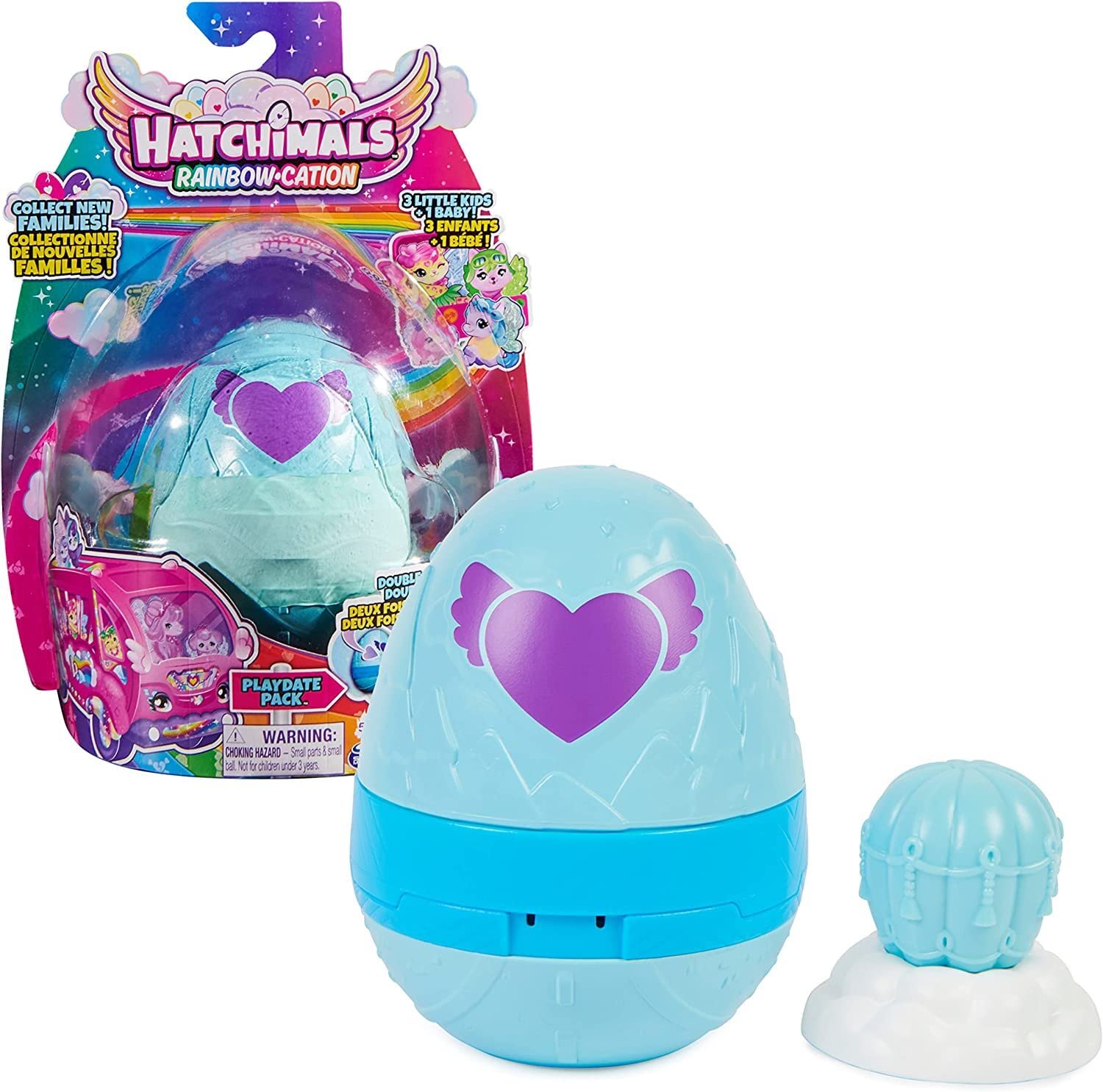 Hatchimals CollEGGtibles, Rainbow-Cation Playdate Pack, Egg
