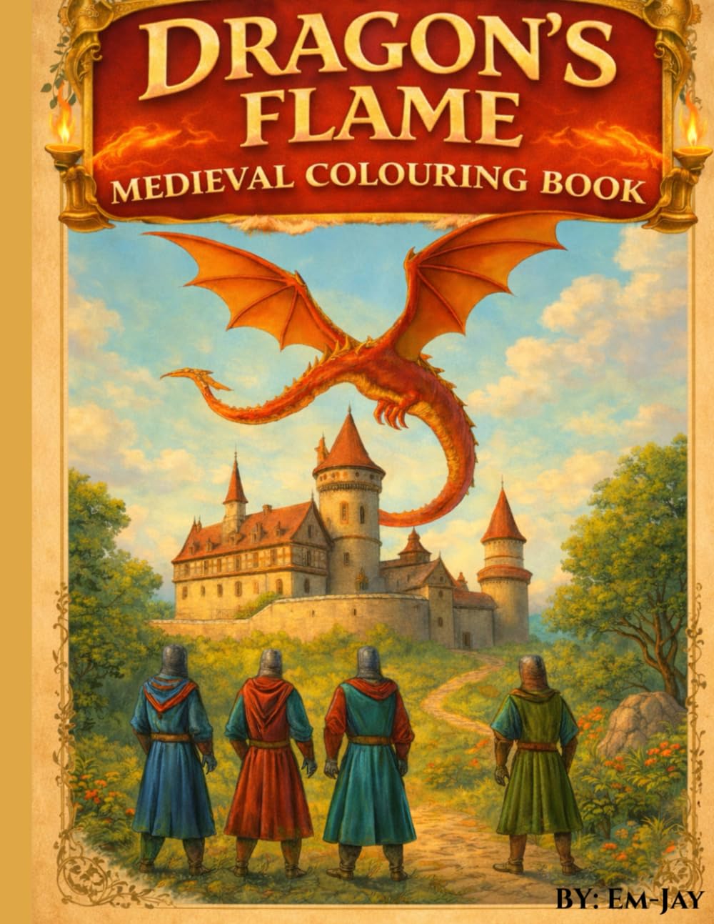 Medieval Colouring Book For All Ages: enchanted fantasy coloring