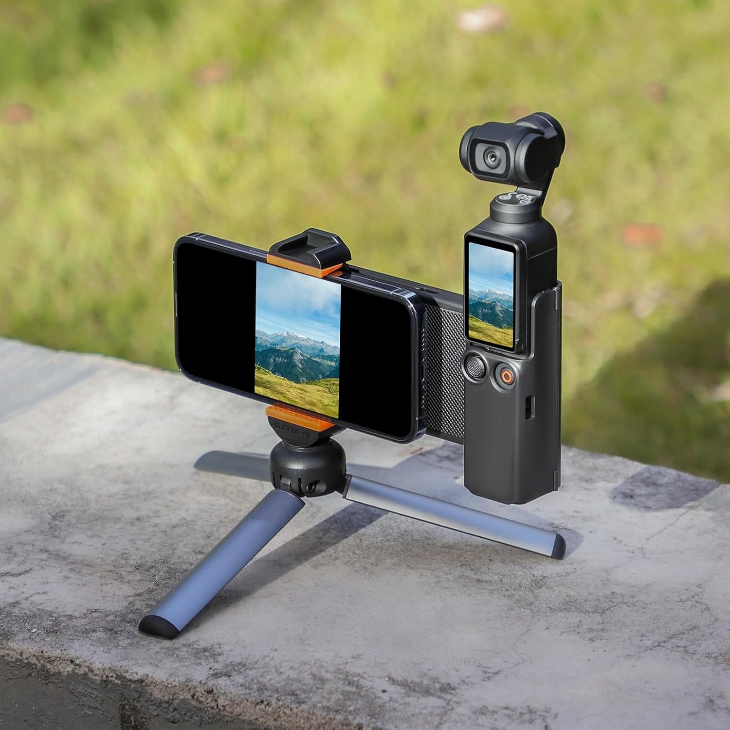 PALUMMA Phone Holder Phone Clip for DJI Osmo Pocket 3, Protective Frame Extension Phone Holder Set for DJI Osmo Pocket 3
