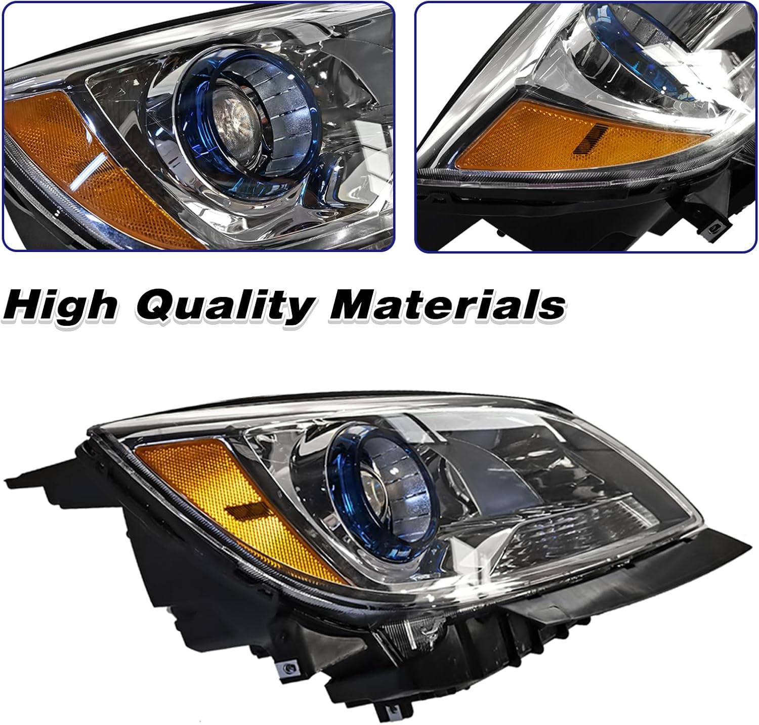 Front Headlight Assembly Fit For 2012-2017 Buick Verano Halogen Headlamp W/O Bulbs Replace For GM2503360 | 23216003 (Right Passenger Side)