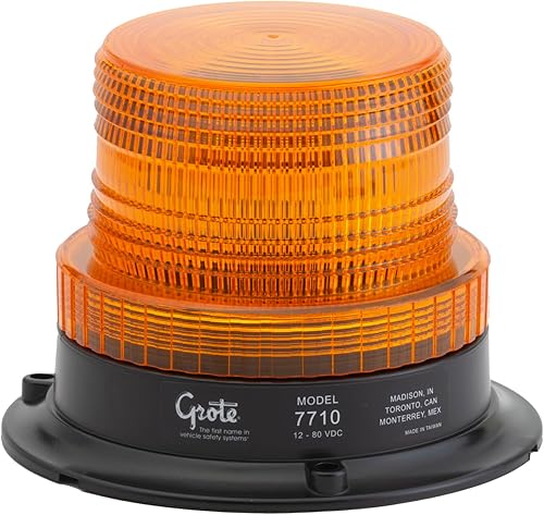 Grote 77103 Mini estroboscópico amarillo poderoso (flash único)