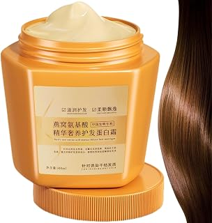 Amino Acid Essence Luxury Nourishing Hair Protein Cream, Moisturizing Repair Hair Care Conditioner, For Dry Damaged Hair