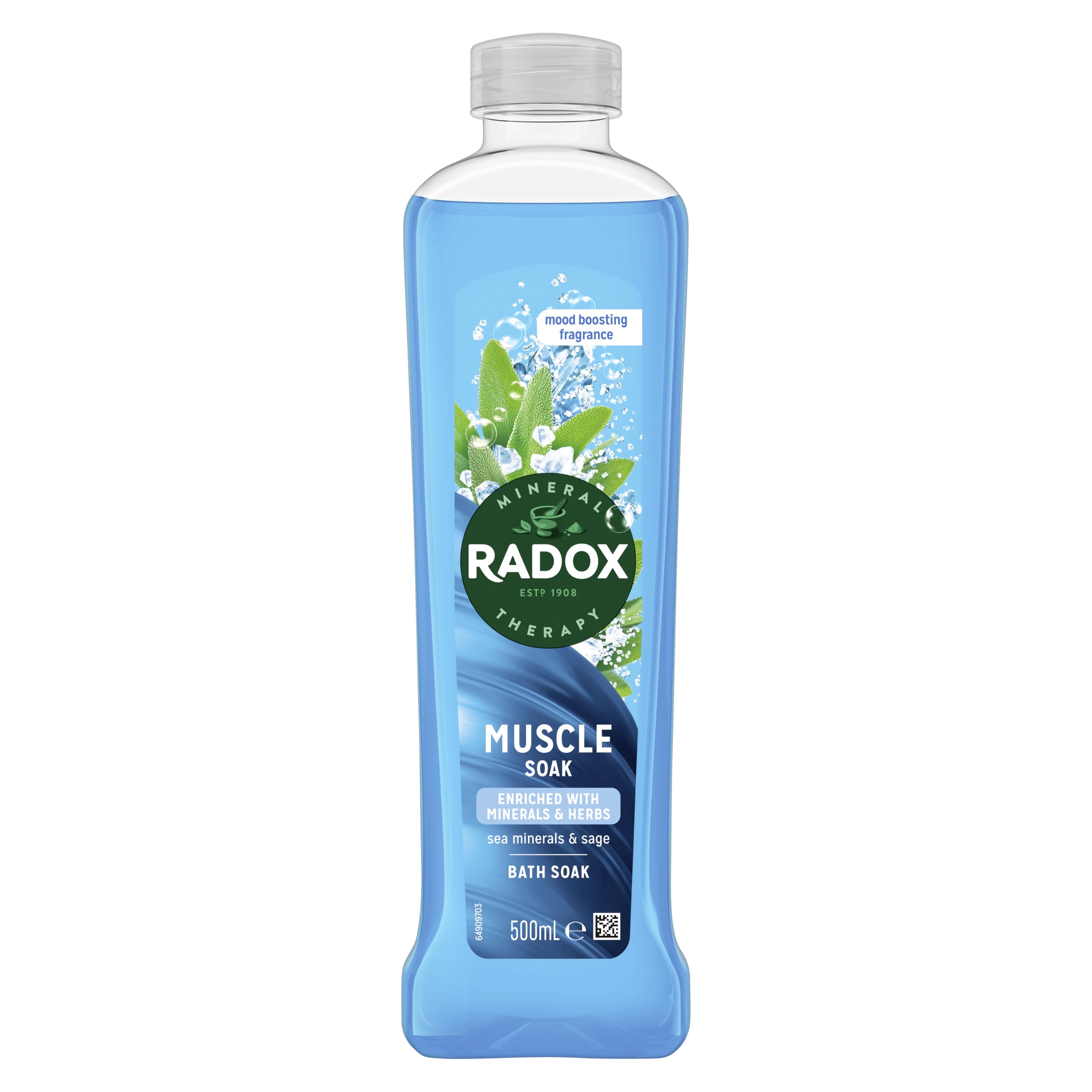 3 X Radox Herbal Bath Muscle Soak 500ml | Relaxation Soak | Pain Relief.