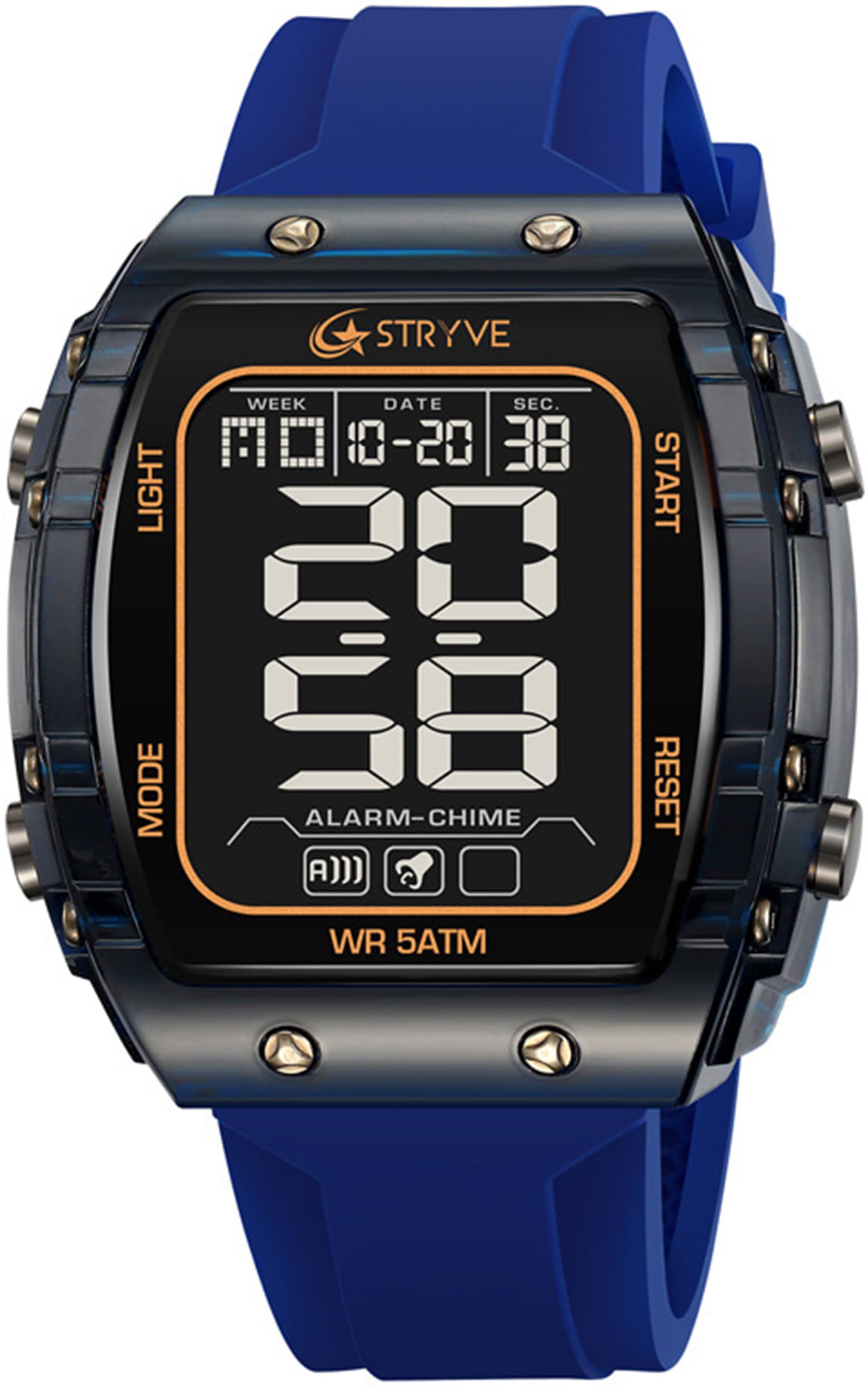 Orologio sportivo da uomo, digitale, militare, digitale, orologio tattico, LED, 50 m, impermeabile, sportivo, militare, per uomini, cronometro, digitale, per ragazzi